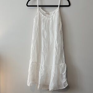 Beautiful white beach cover-up